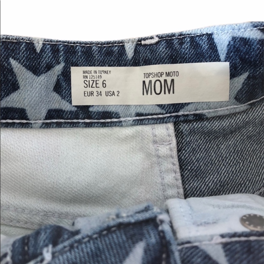 SOLD 🌻Topshop Moto American Flag - Picture 6 of 6